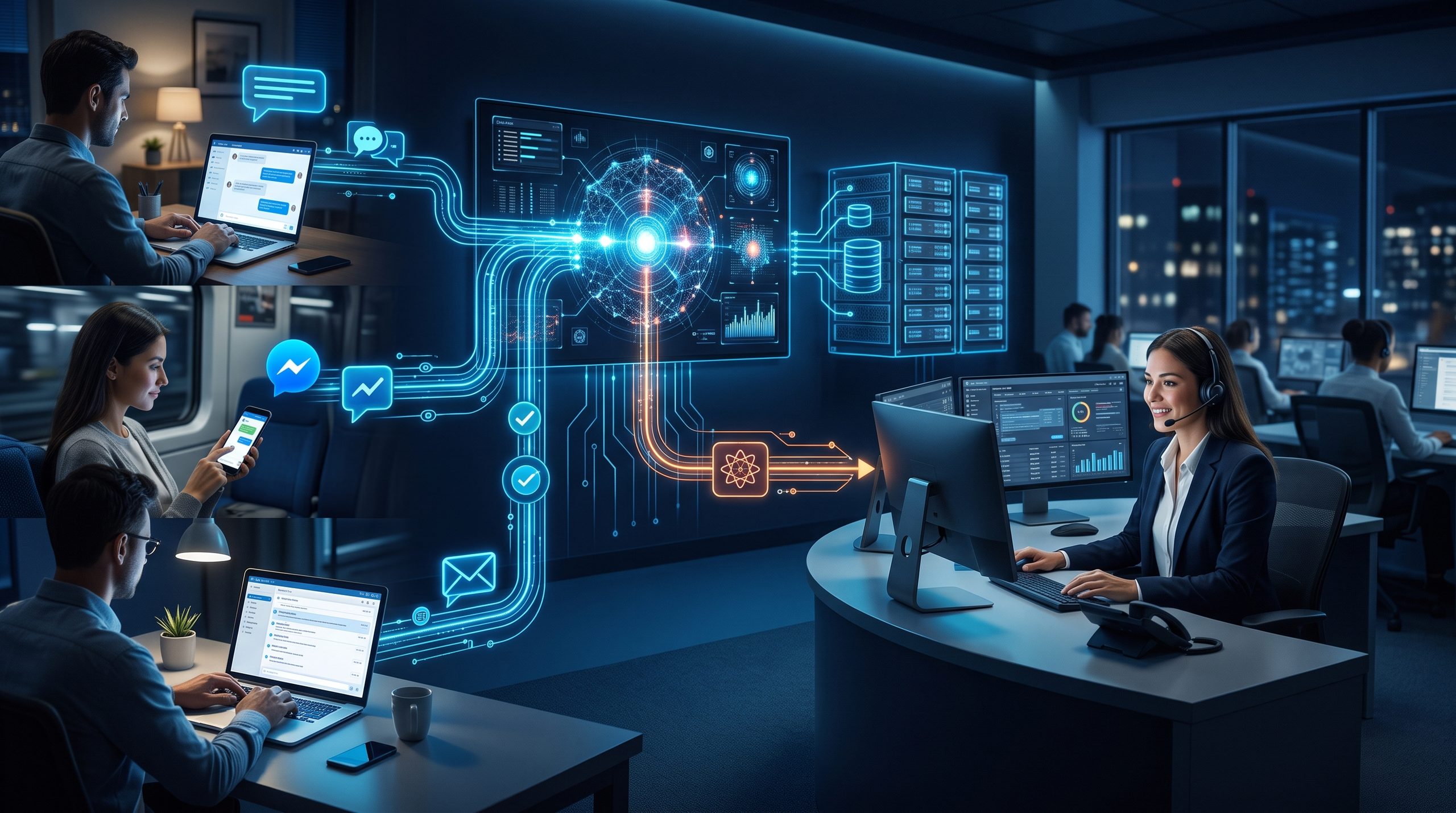 n8n AI customer support automation with AI agent and human escalation